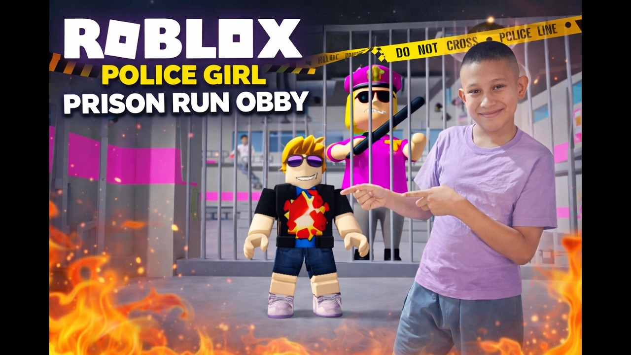 ANG HIRAP TAKASAN NG MGA POLICE GIRL. HAHAHA. POLICE GIRL PRISON RUN ROBLOX