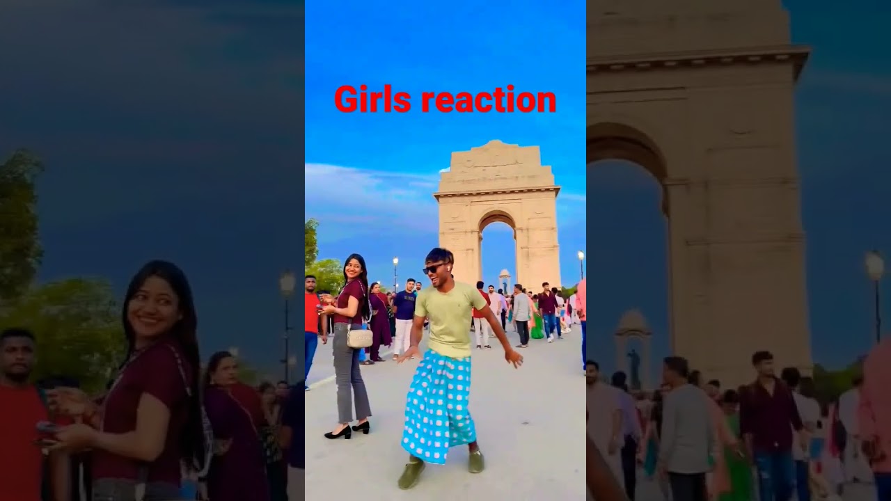 challengepankhakehile puraduniya#lovestatus #cute #girl #viral #girls reaction#India gate#shortvideo