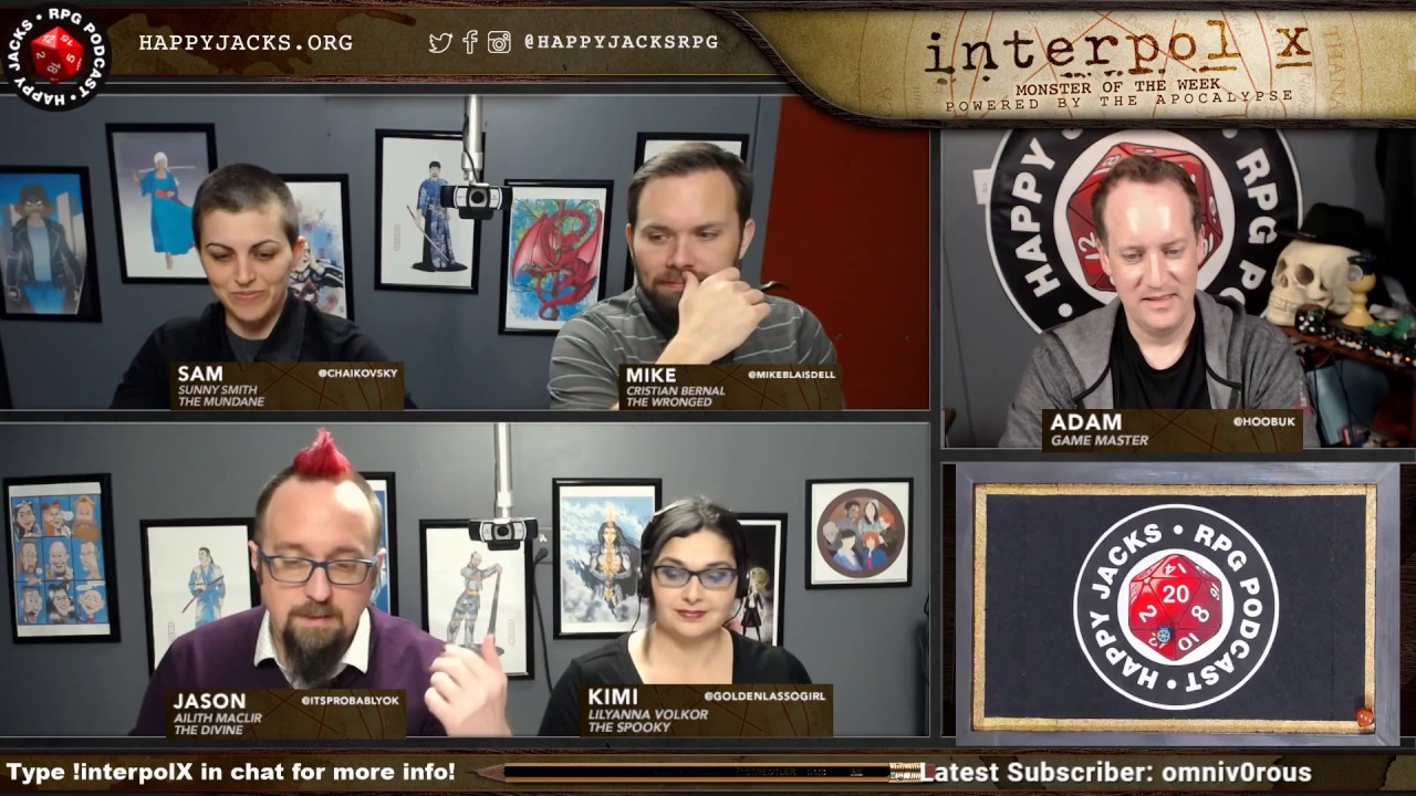 Interpol X: Monster of the Week PBTA #07 #rpg #tabletopgaming #hjrpg