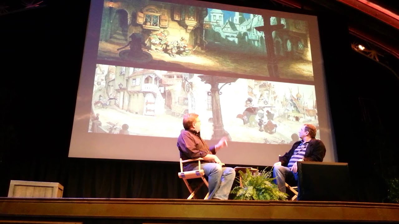 Day 1137: DisneylandAP panel discussion of Pinocchio with Presenters Tim O'Day & Andreas Deja
