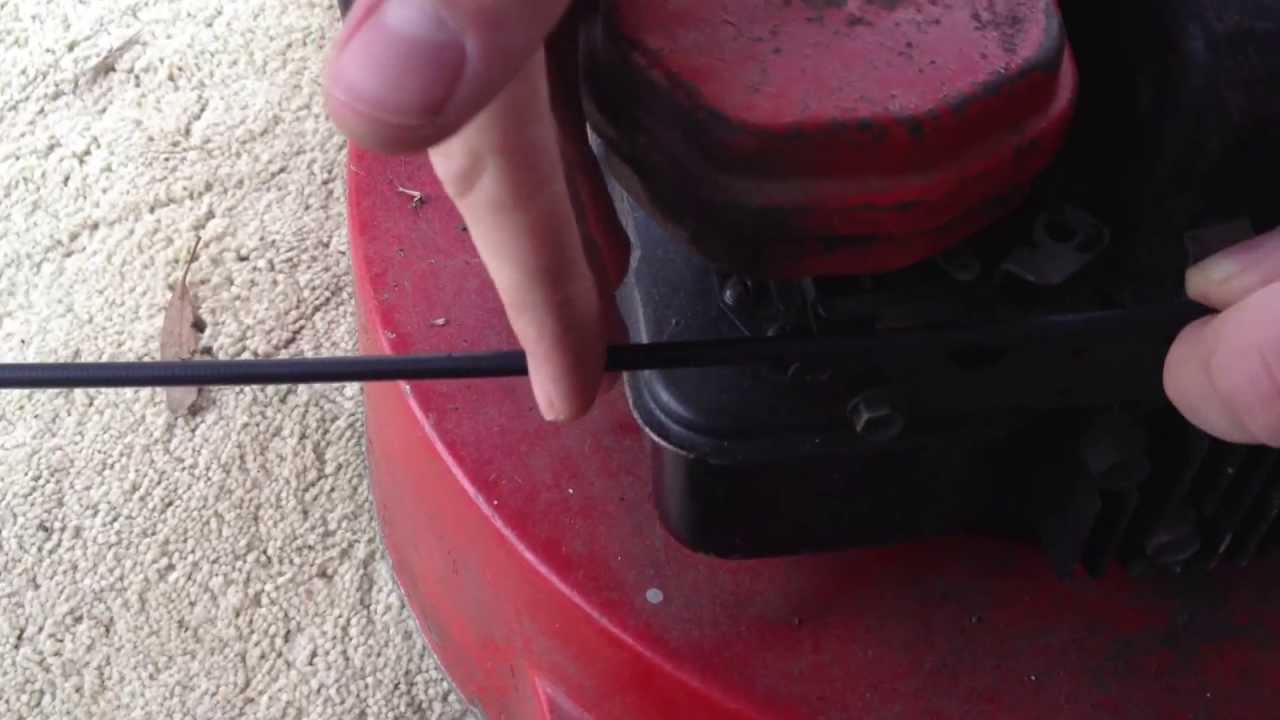 PushMowerRepair.com — замена троса дроссельной заслонки и Z-образная гибка