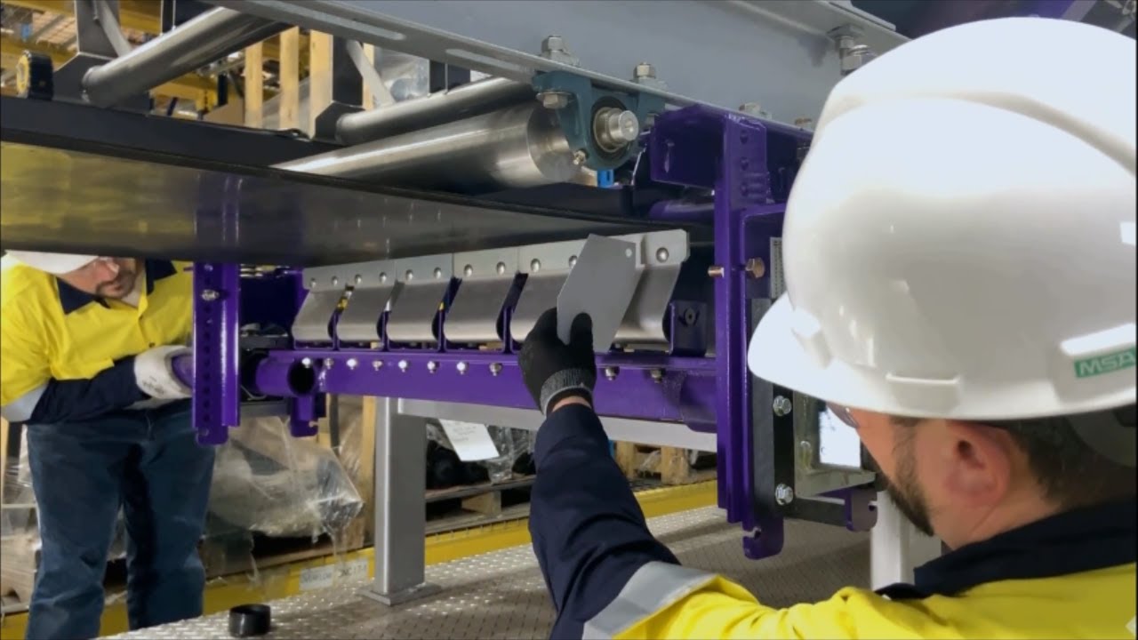 MHS Secondary Belt Cleaner Installation