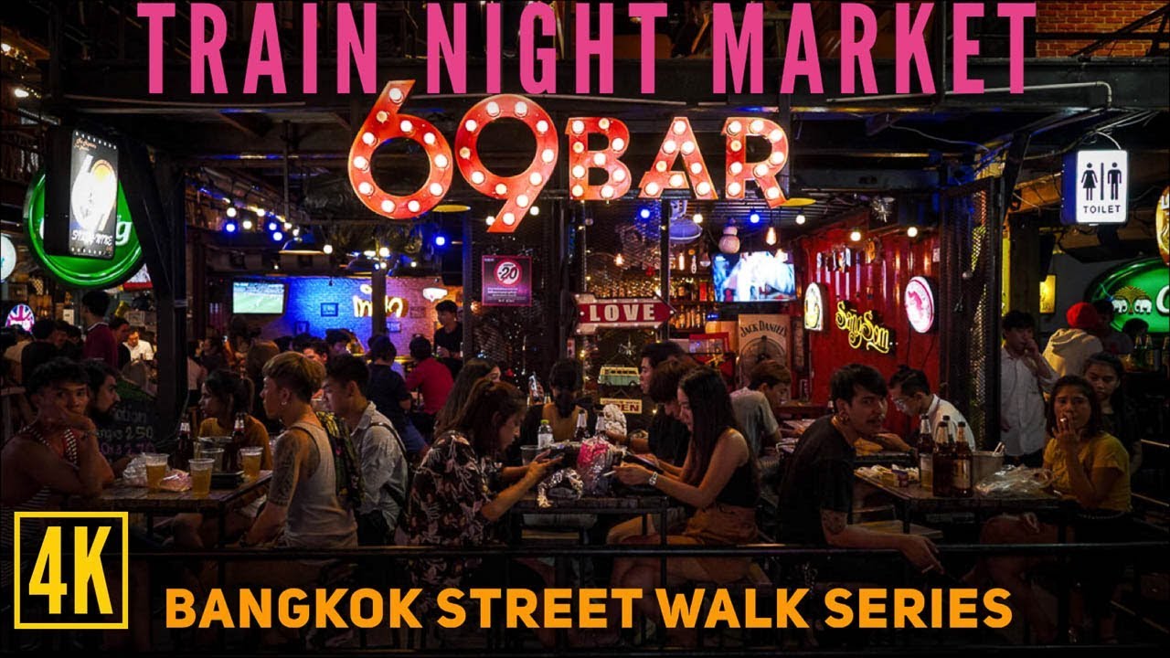 Ratchada Rod Fai Train Night Market Street Walk, Where You Have to Go in Bangkok!