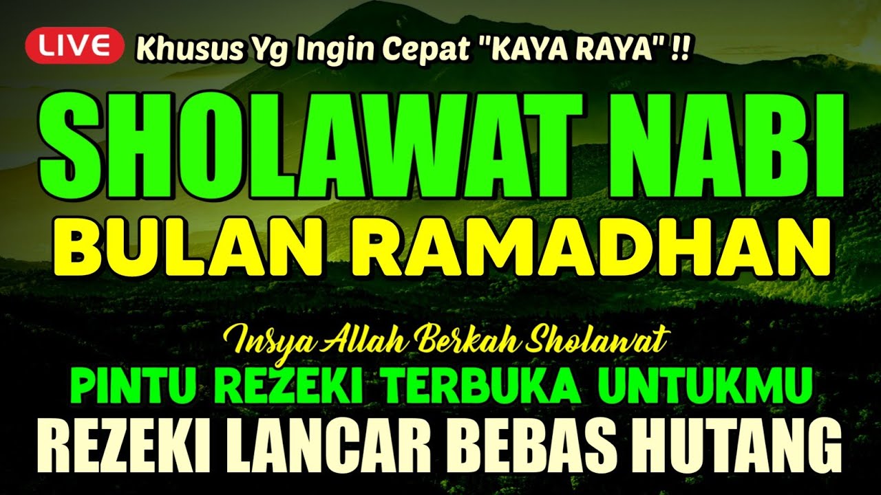 SHOLAWAT JIBRIL PENARIK REZEKI PALING DAHSYAT, Sholawat Nabi Muhammad SAW, SALAWAT JIBRIL MERDU