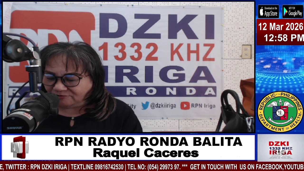 RPN RADYO RONDA BALITA (Tanghali) | MAR 12,2026