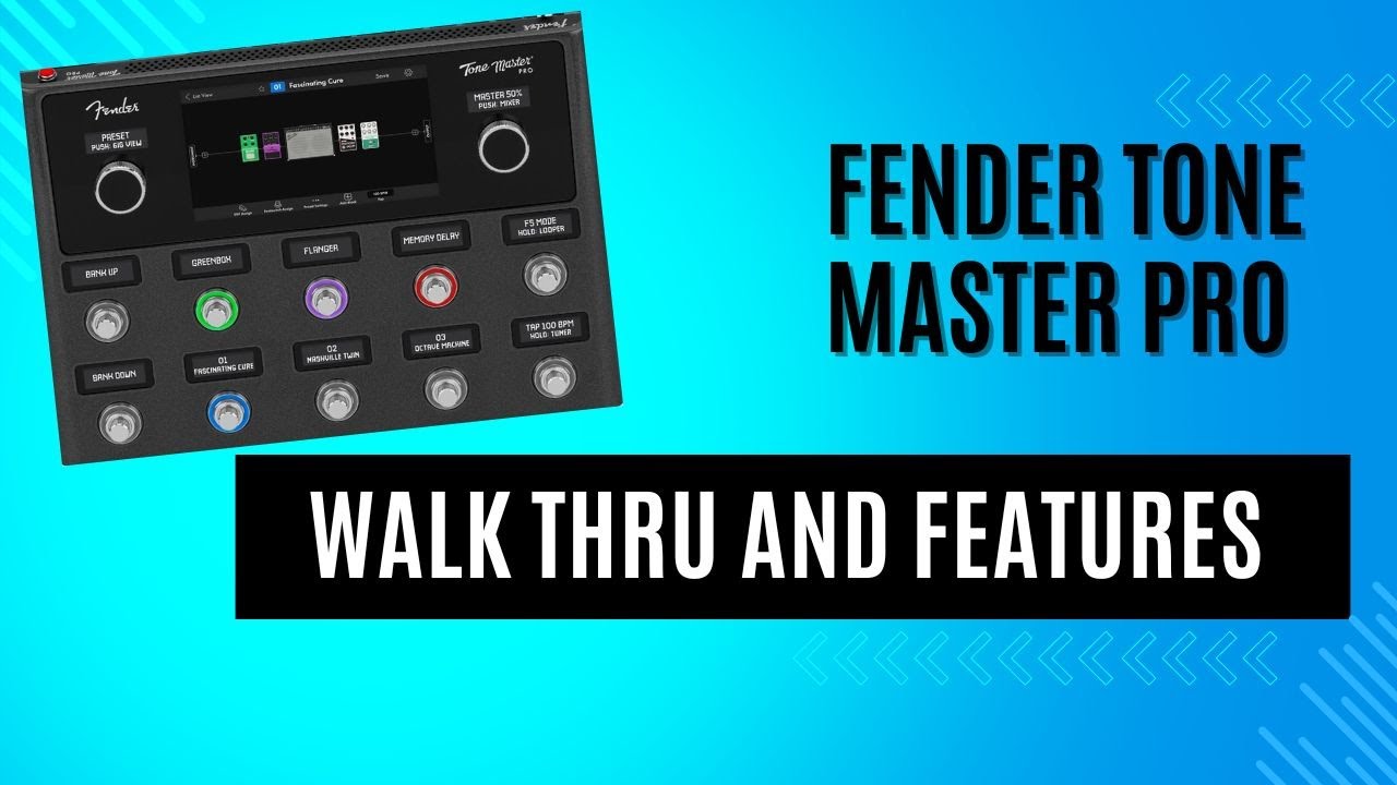 Руководство по эксплуатации и пошаговому руководству Fender Tone Master Pro