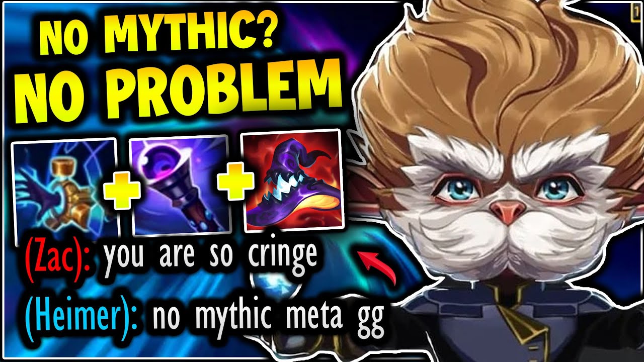 HEIMERDINGER BUT HE DOESNT NEED A MYTHIC TO GALAXY GAP BOTLANE IN SEASON 12! *16 KILLS*