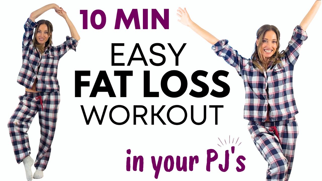 10 Min Fat Loss Workout  | Weight Loss Exercises at Home | In your Pjs! by Lucy Wyndham-Read