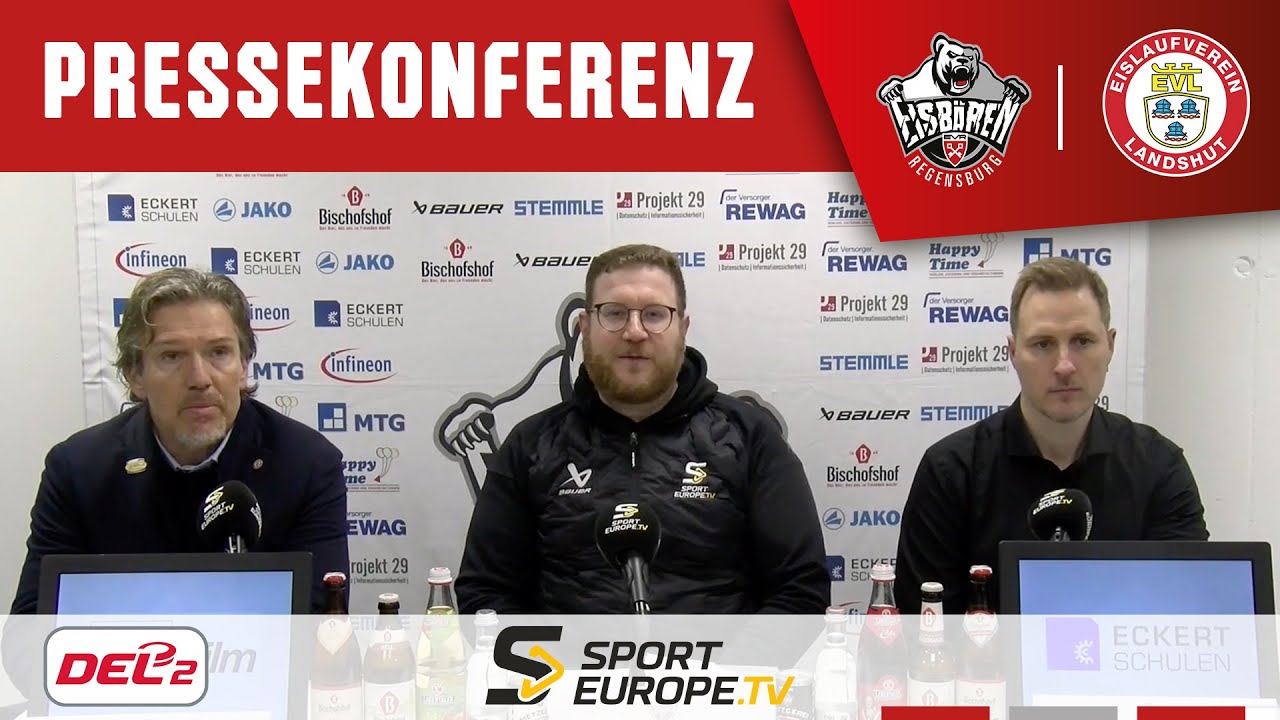 PRESSEKONFERENZ - EISBÄREN REGENSBURG - EV LANDSHUT - 08.02.2026