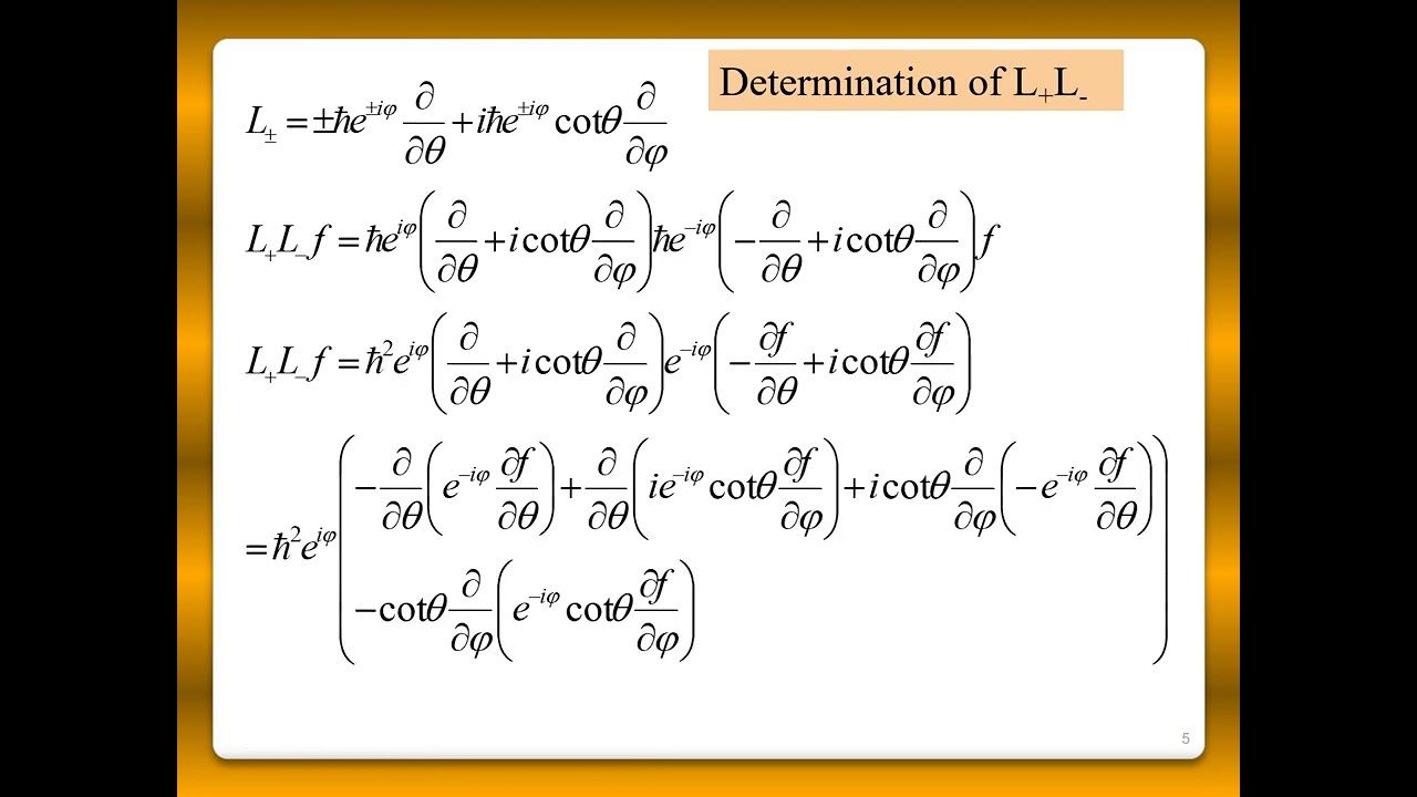 Angular momentum operator spherical polar coordinates - A simple way