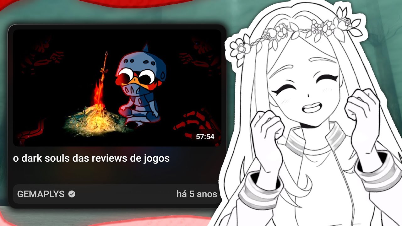 eu zerei a trilogia dark souls... só pra ver a review do gemaplys 🔥🎮🤯