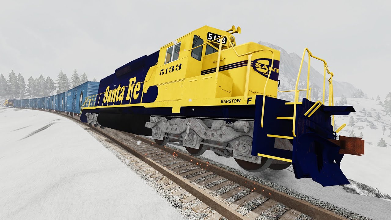 Realistic Train Crashes #47 - Beamng.Drive