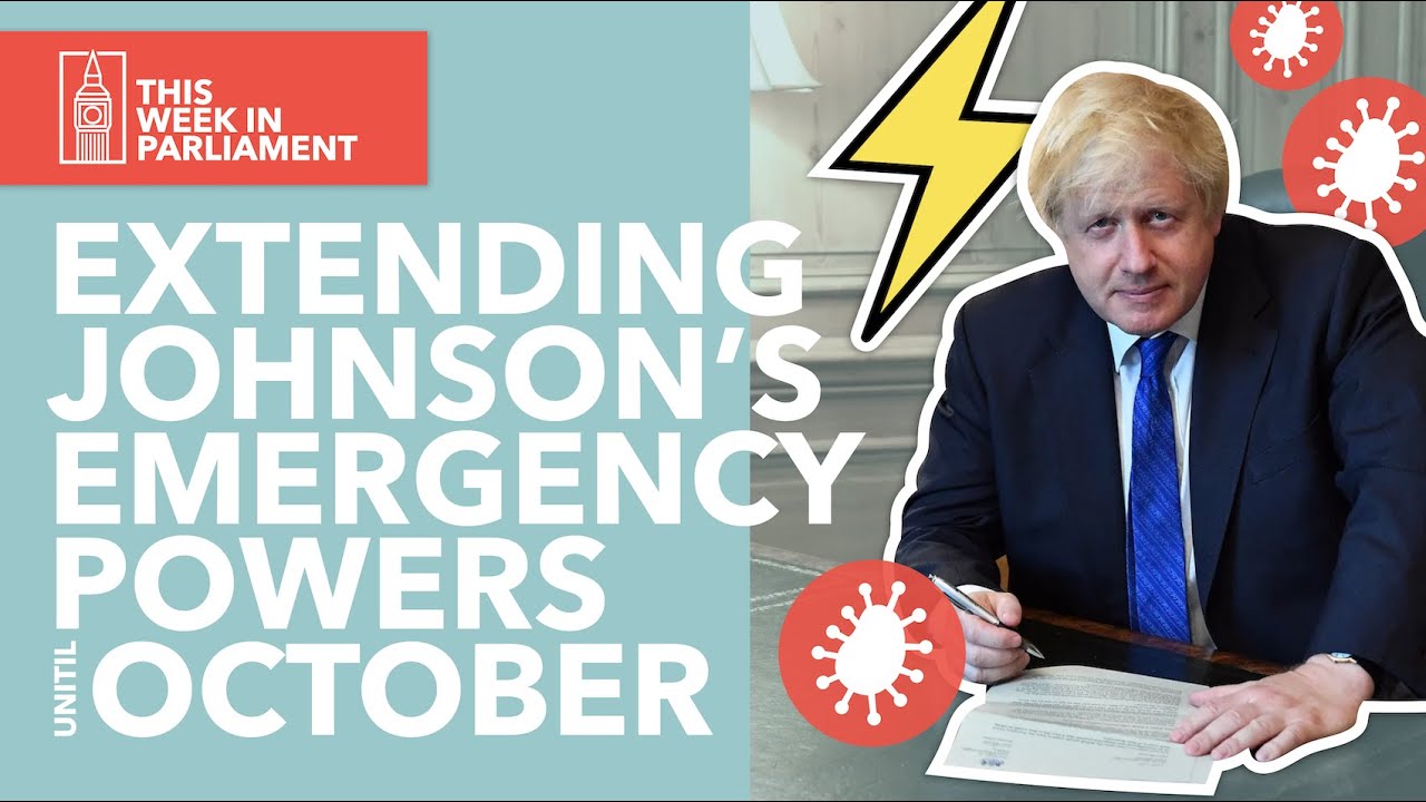 Johnson Extends his Emergency COVID Powers until October & Gets Grilled by his own Party - TLDR News