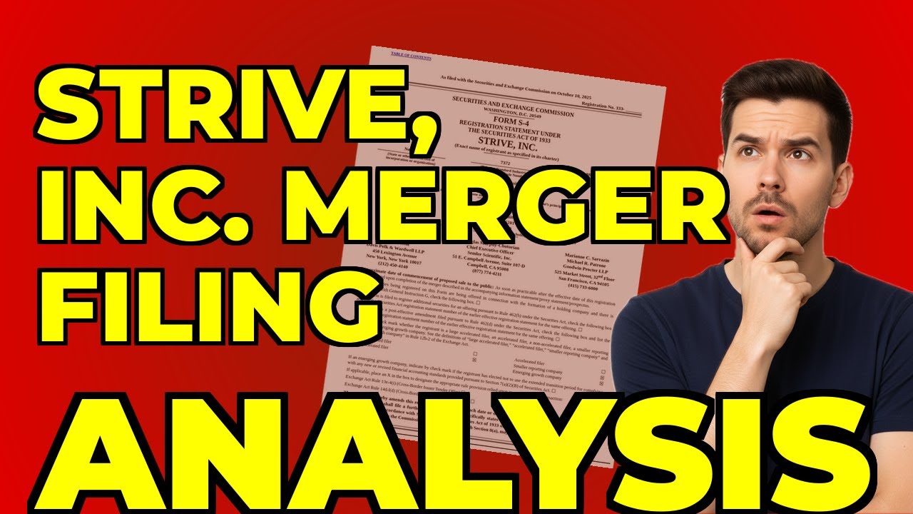 My Take on Strive & Semler's Bitcoin Merger Strategy