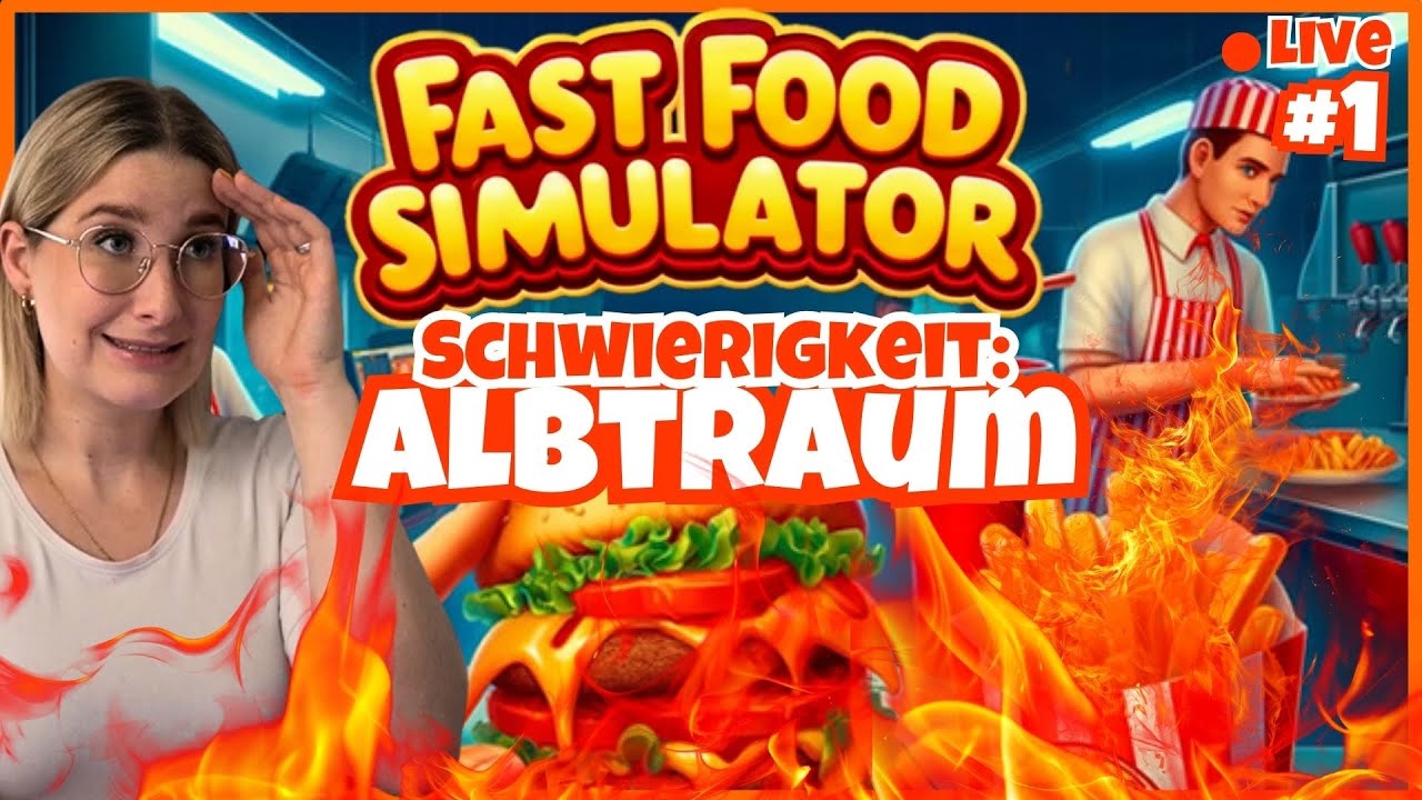 Schwer kann jeder! Wir wollen den maximalen Stress! | Fast Food Simulator | 18.04.25 | Insanedra