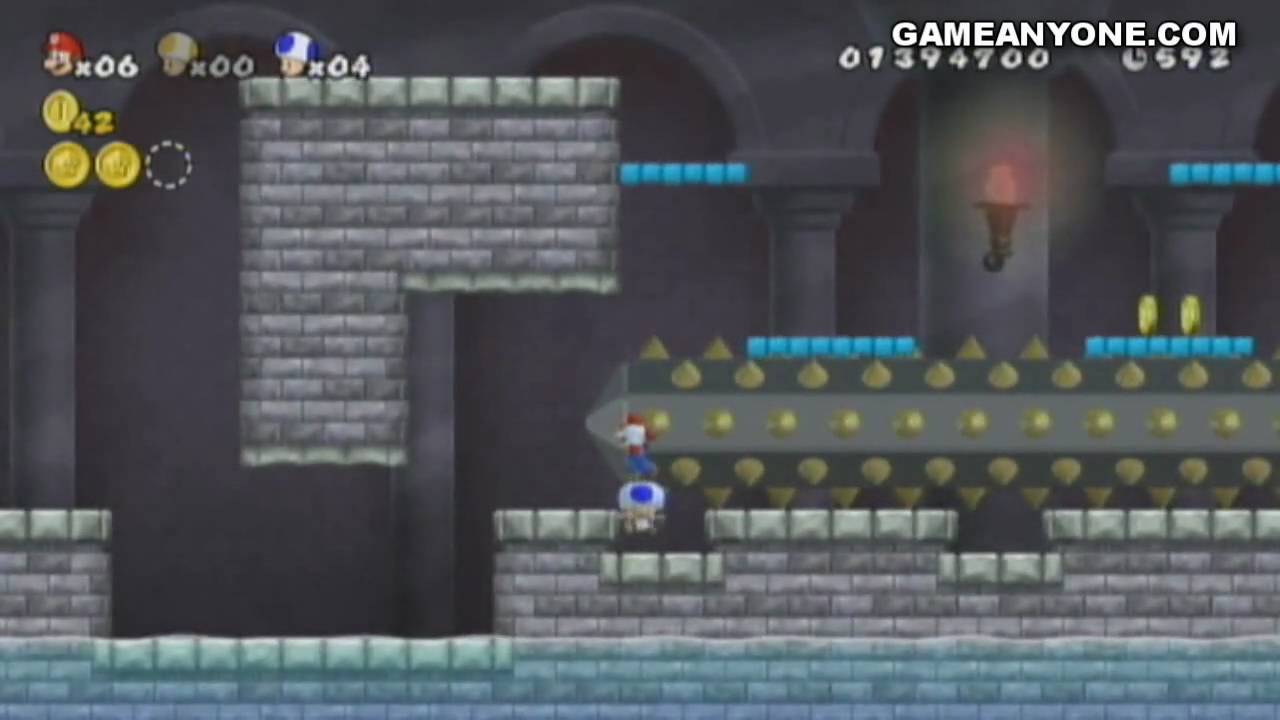 New Super Mario Bros. Wii co-op walkthrough (with commentary) Part 14