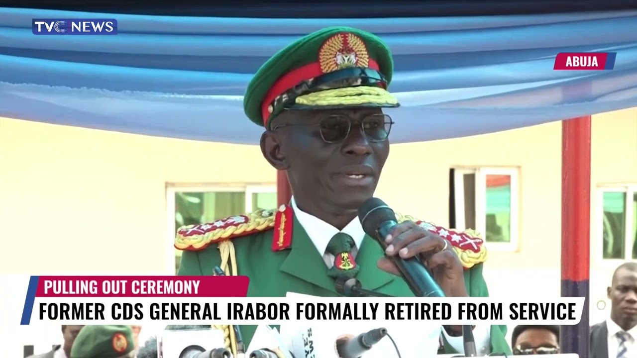 Ex-CDS General Lucky Irabor Formally Retires From Service