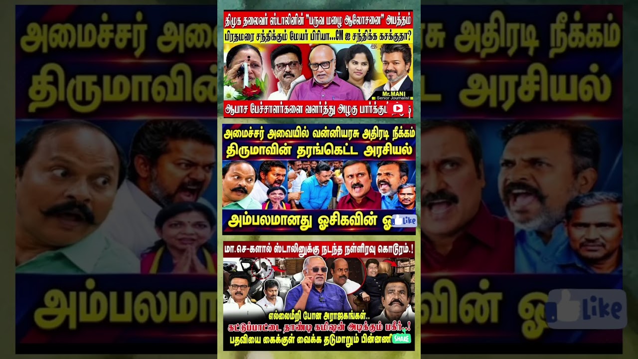 Политические новости Тамилнаду #cmvijay #news #tvk #tamilnews #mkstalin