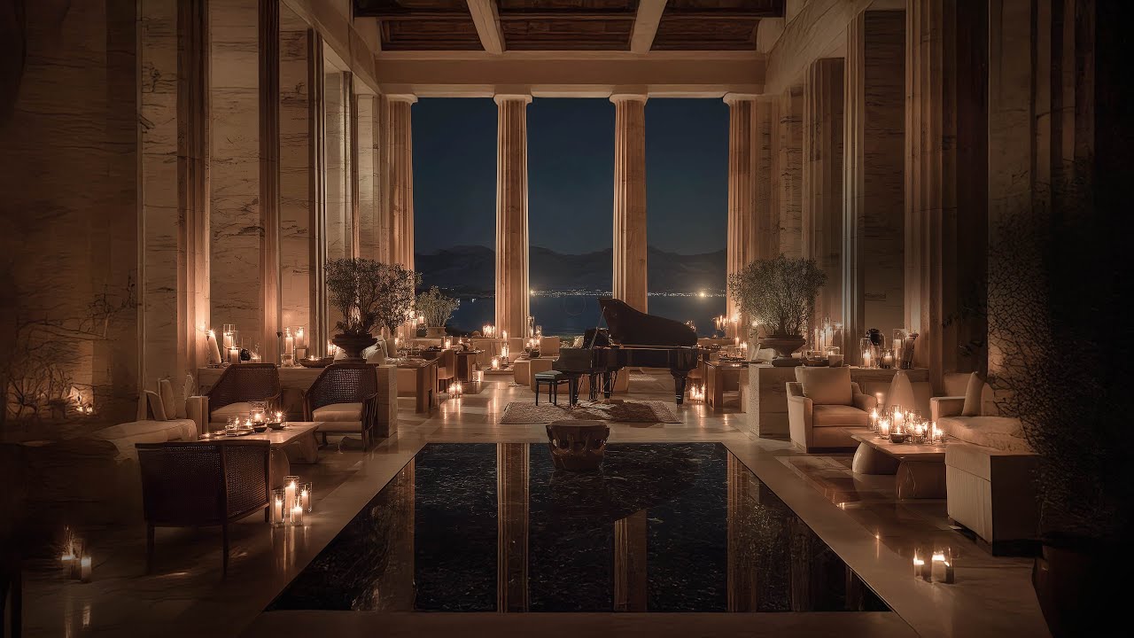 Porto Heli Greece Luxury Lounge &ndash; Elegant Piano & Jazz for Relaxation, Work, Study | Noqura
