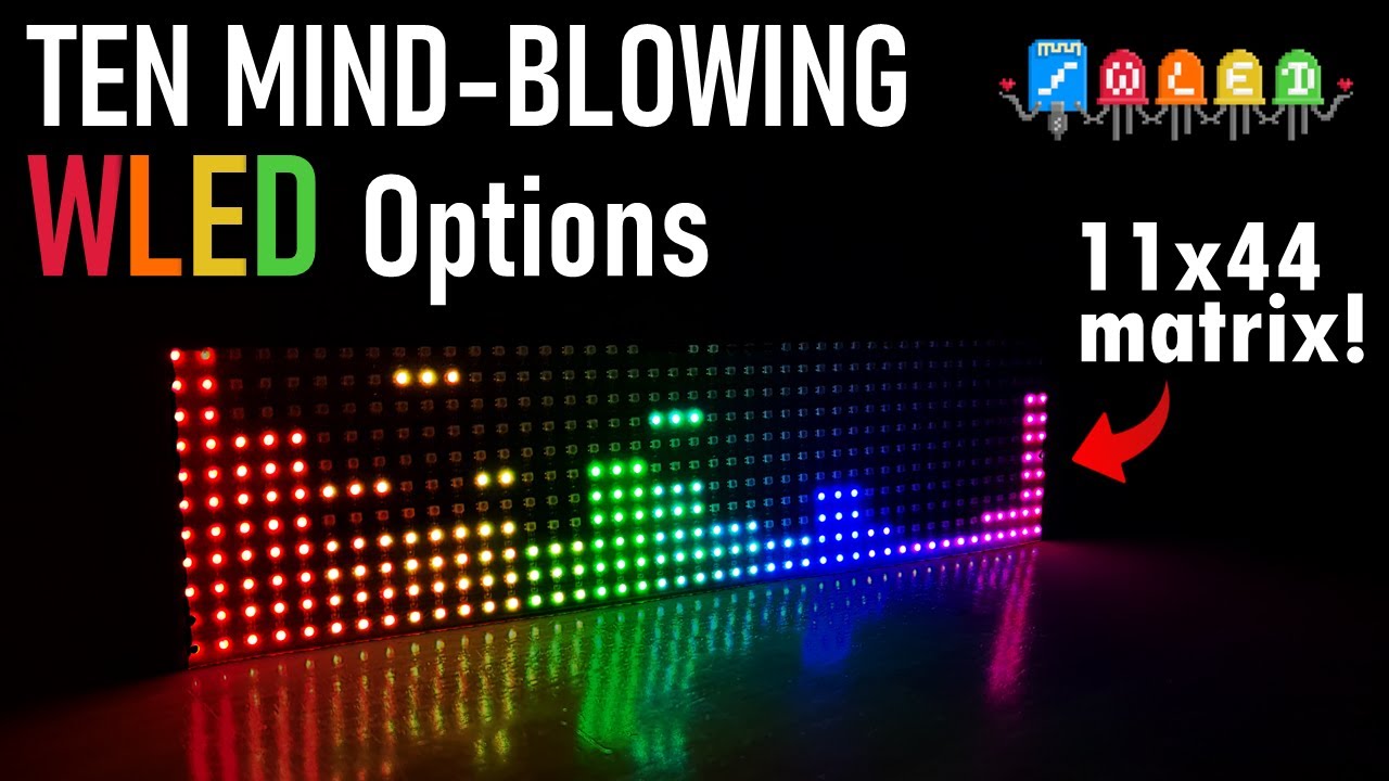 Ten MIND-BLOWING WLED Options! (22x22 matrix, Triangular Panels, and more)