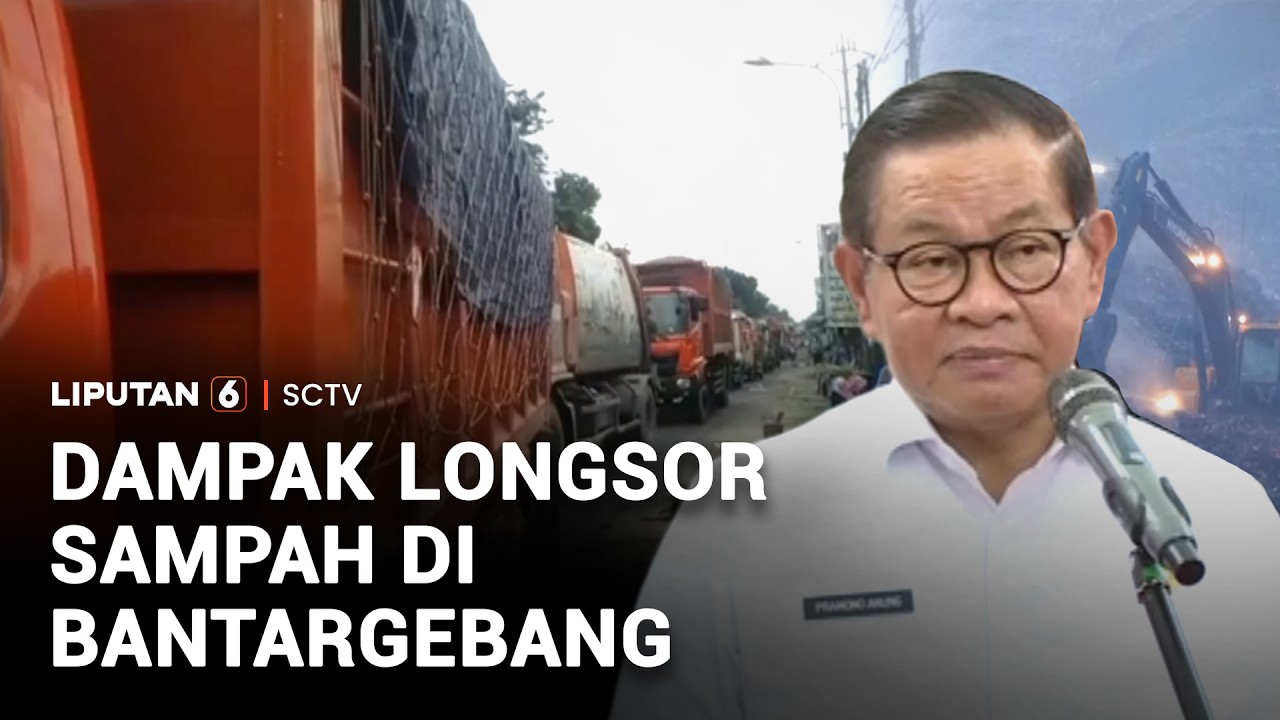 Dampak Longsor Sampah di Bantargebang, Truk Antre Lima KM | Liputan 6