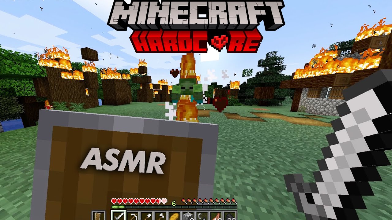 asmr MINECRAFT HARDCORE ep. 1 Buscando Hogar