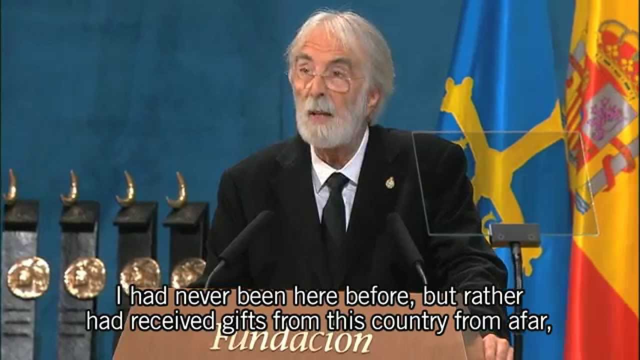Speech by Michael Haneke