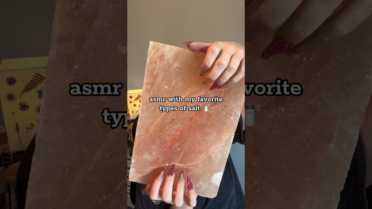 I loved licking soup bouillon cubes as a kid & lowkey also the deer salt blocks  😭🧂#asmr
