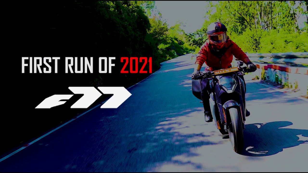 First Run of 2021 - Ultraviolette F77