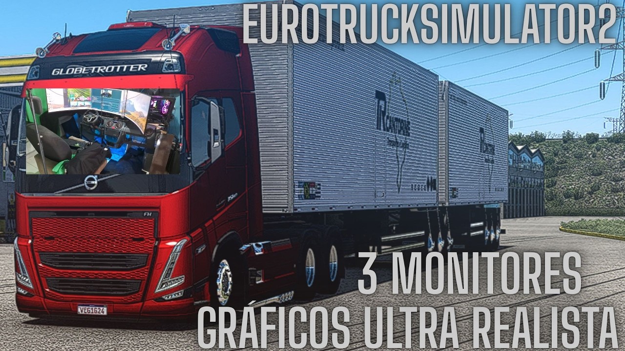 “Sinta a Estrada! ETS2 Realista com Visão de Dentro do Truck”  #live #eurotrucksimulator2#aovivo