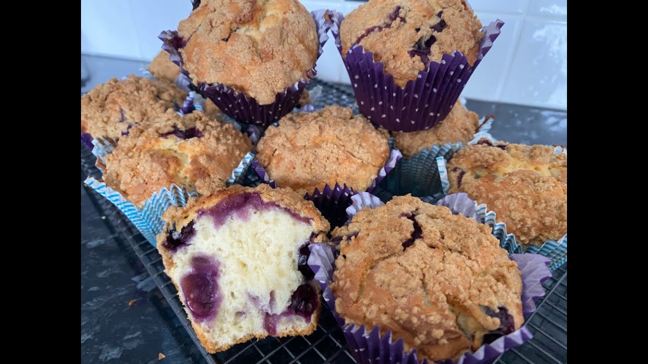 Blueberry Streusel Muffins