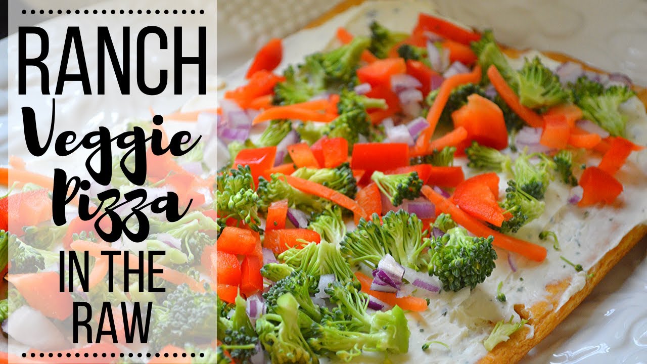 Ranch Veggie Pizza I How to make Veggie Pizza I Ranch Pizza with Fresh Veggies I Appetizer