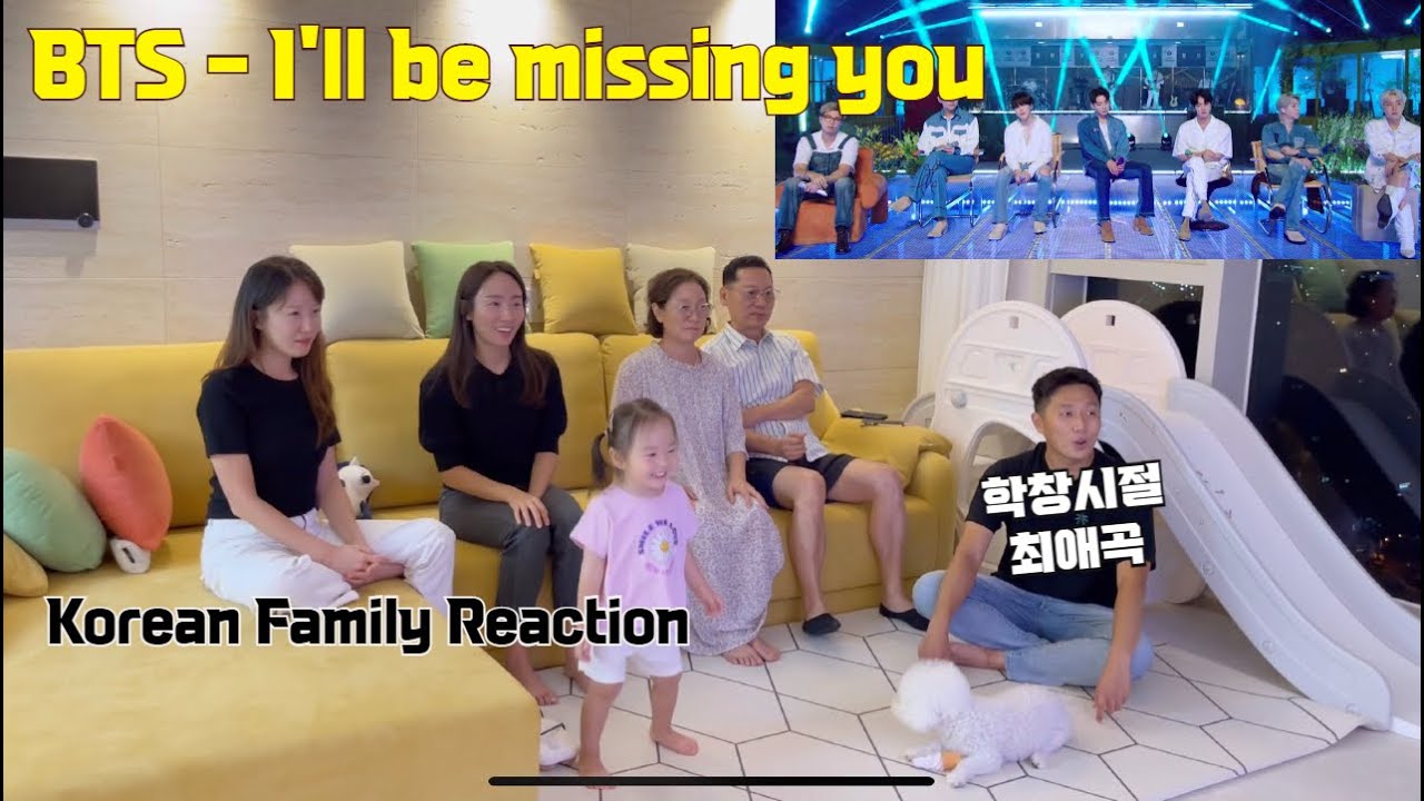 [ENG] BTS(방탄)-I'll Be Missing You in the BBC Live Lounge REACTION / Korean Family Reaction / 방탄 리액션