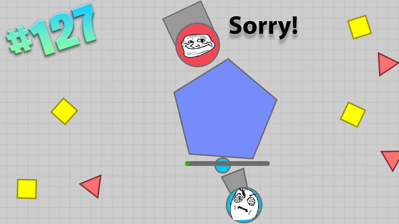 Diep.io BEST MOMENTS #127 | FUNNY AND TROLLING MOMENTS IN DIEPIO