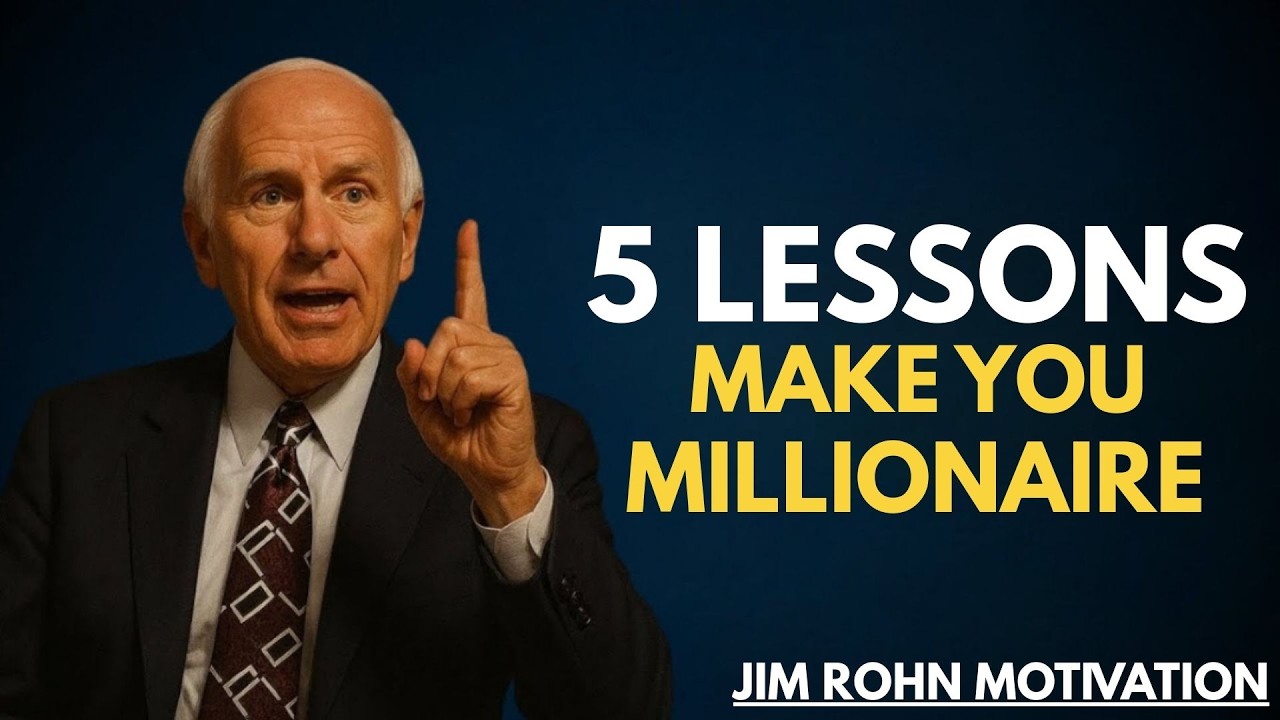 5 Powerful Lessons That Made Me a Millionaire | Jim Rohn Inspired Motivation