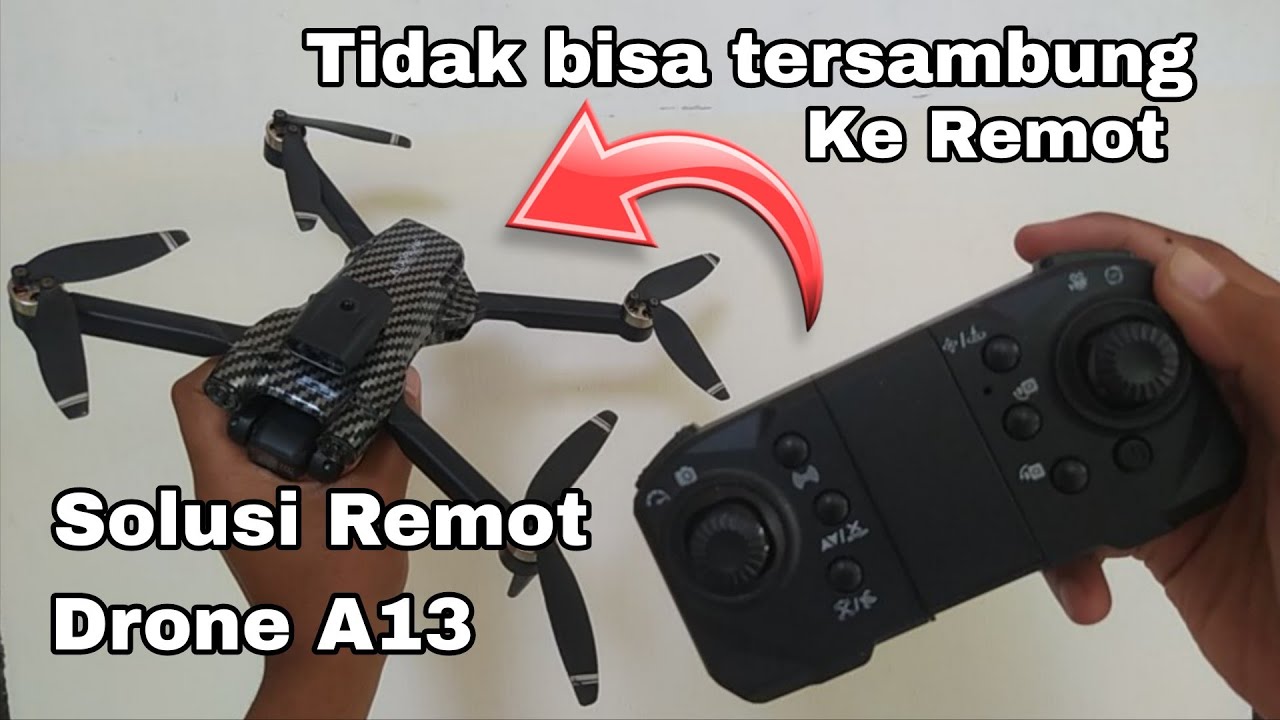 Cara mengatasi Drone A13 tidak bisa tersambung ke remot || Tidak Perlu Bongkar ‼️