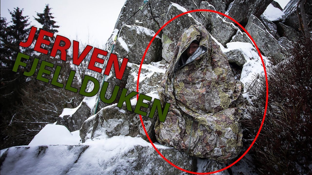Praktisches getarntes Tarp - Jerven Fjellduken