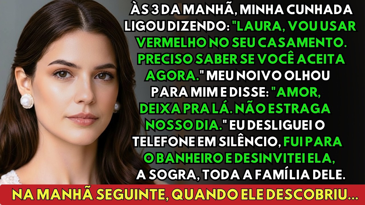 Minha Cunhada Ligou Às 3h Sobre O Vestido — Cancelei O Casamento Na Hora....