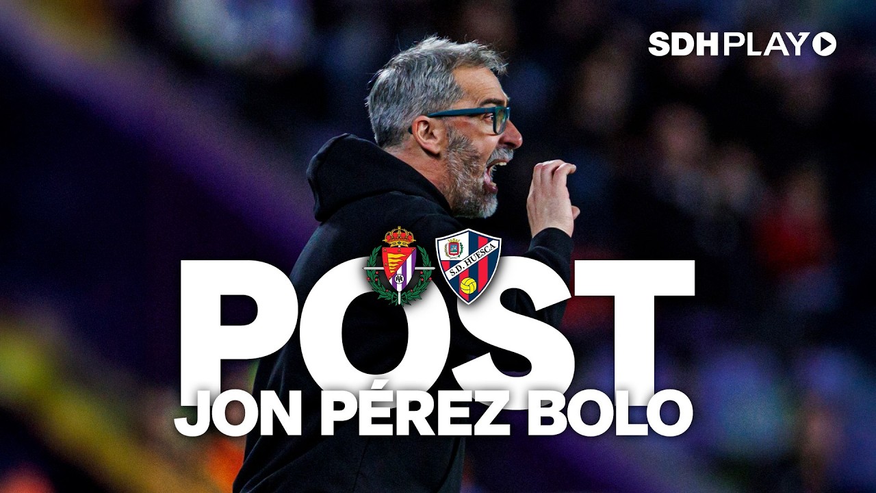 Jon Pérez Bolo tras el #RealValladolidHuesca: Un error nos vuelve a penalizar