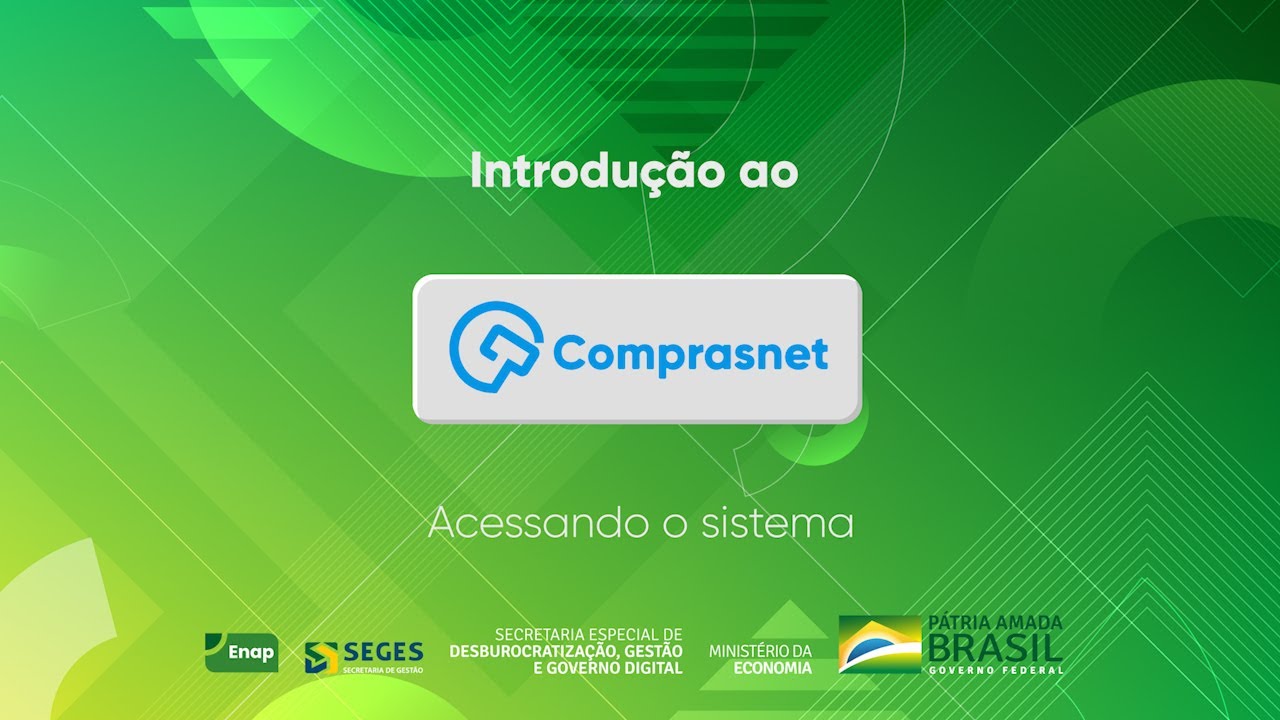 Vídeo 3 - Jornada do Usuário Governo - Cadastrando Pregão Eletrônico