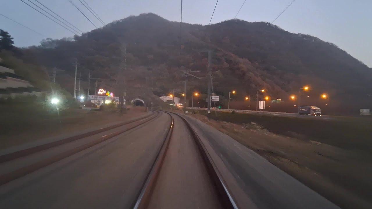 무궁화호1356열차: 삼랑진에서 밀양역 낮은앵글