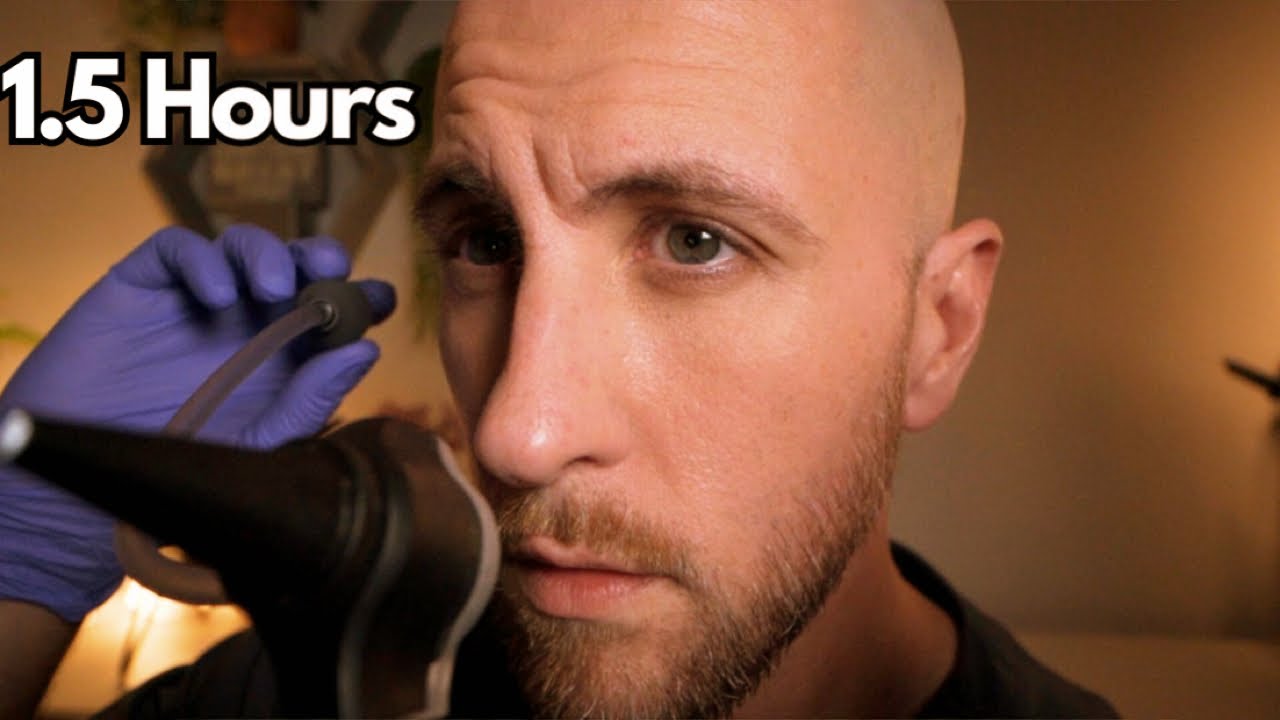 Long and  Relaxing ASMR Ear Exams and Hearing Tests