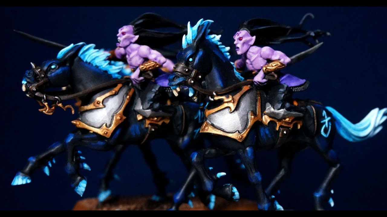 How to Paint Dark Elf Warlocks for Warhammer