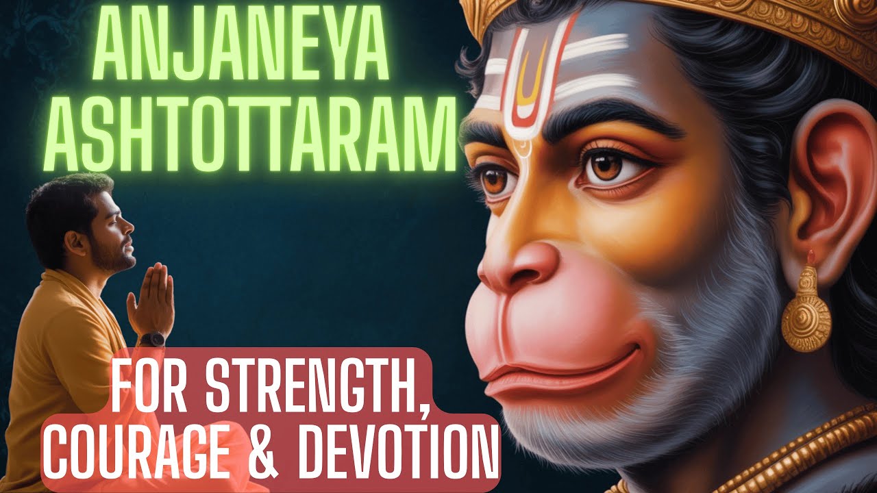 Anjaneya Ashtothram – Chant the 108 Names of Hanuman | Strength, Devotion & Courage