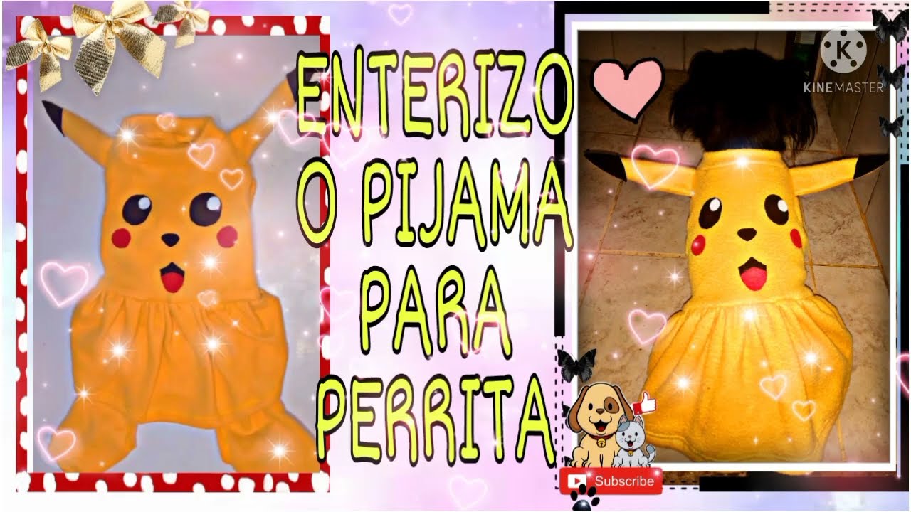 ENTERIZO o Pijama para perrita DIY - ropa para perro 🐕