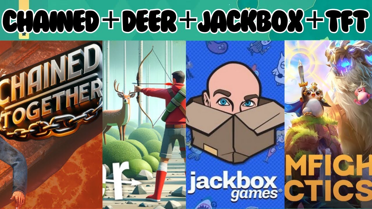 GAMING TODAY ITS COOKED [Chained Together, Oh Deer, Jackbox, TFT] [VOD 7/31/24]