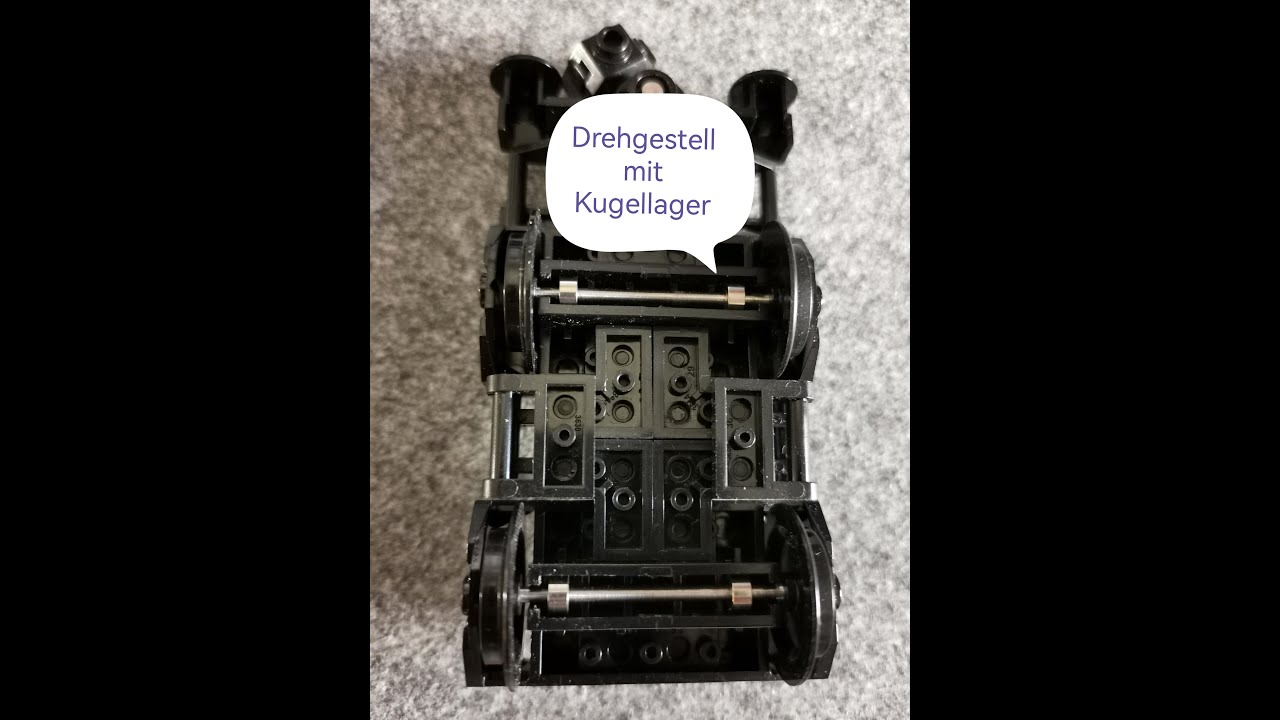 Umbau Bluebrixx Drehgestelle Personenwagen, Güterwagen auf Kugellager
