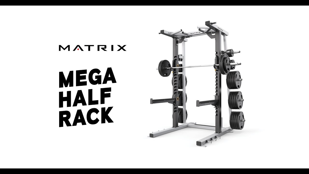 Matrix Fitness | Strength | Magnum Series | Racks & Platforms | MEGA Half Rack | Features & Benefits