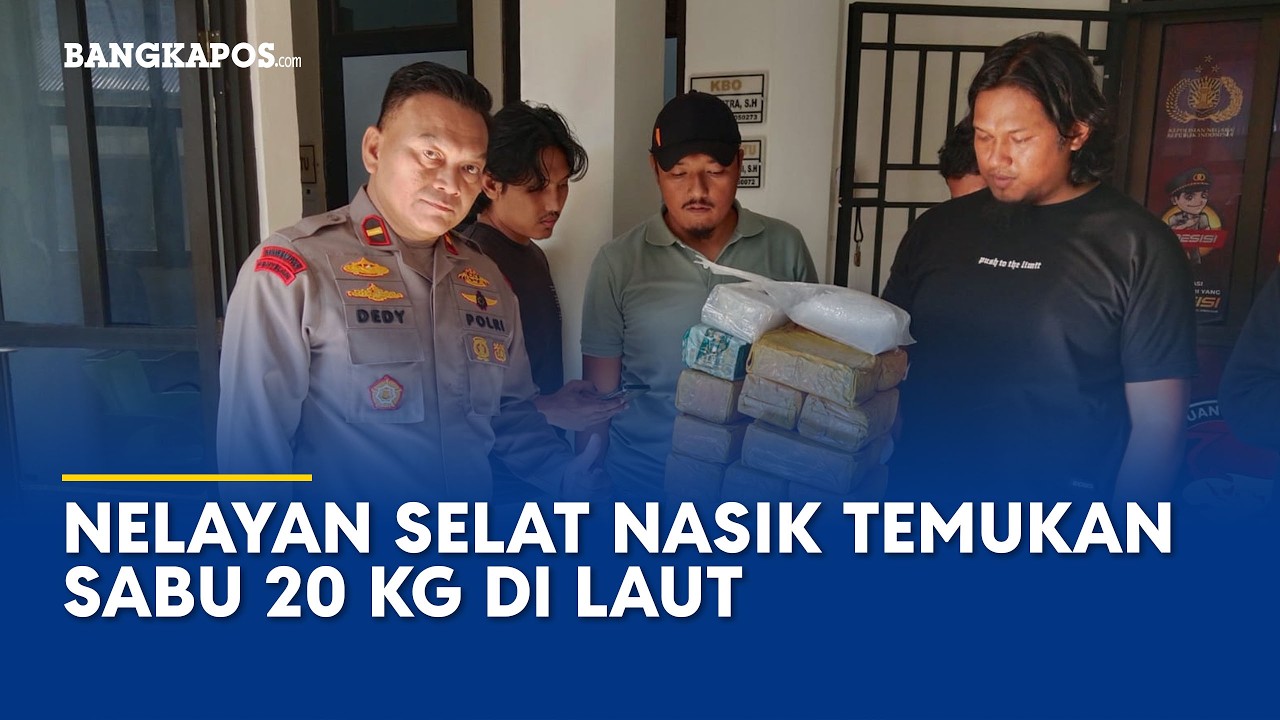 Nelayan Selat Nasik Temukan Sabu 20 Kg Mengambang Di Laut