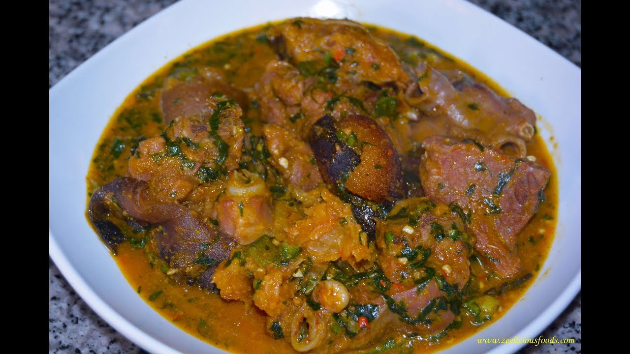 HOW TO MAKE OGBONO SOUP - NIGERIAN STYLE OGBONO SOUP - ZEELICIOUS FOODS